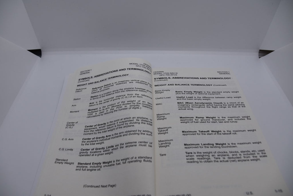 Cessna 172S G1000 Pilot Operating Handbook (Total 308 Pages) 172S NAV III Avionics Option GFC 700 AFCS