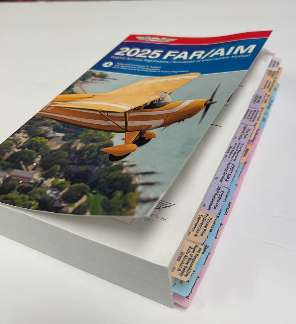 2025 ASA FAR AIM BOOK with TABs including POH TABs and Complimentary Gifts