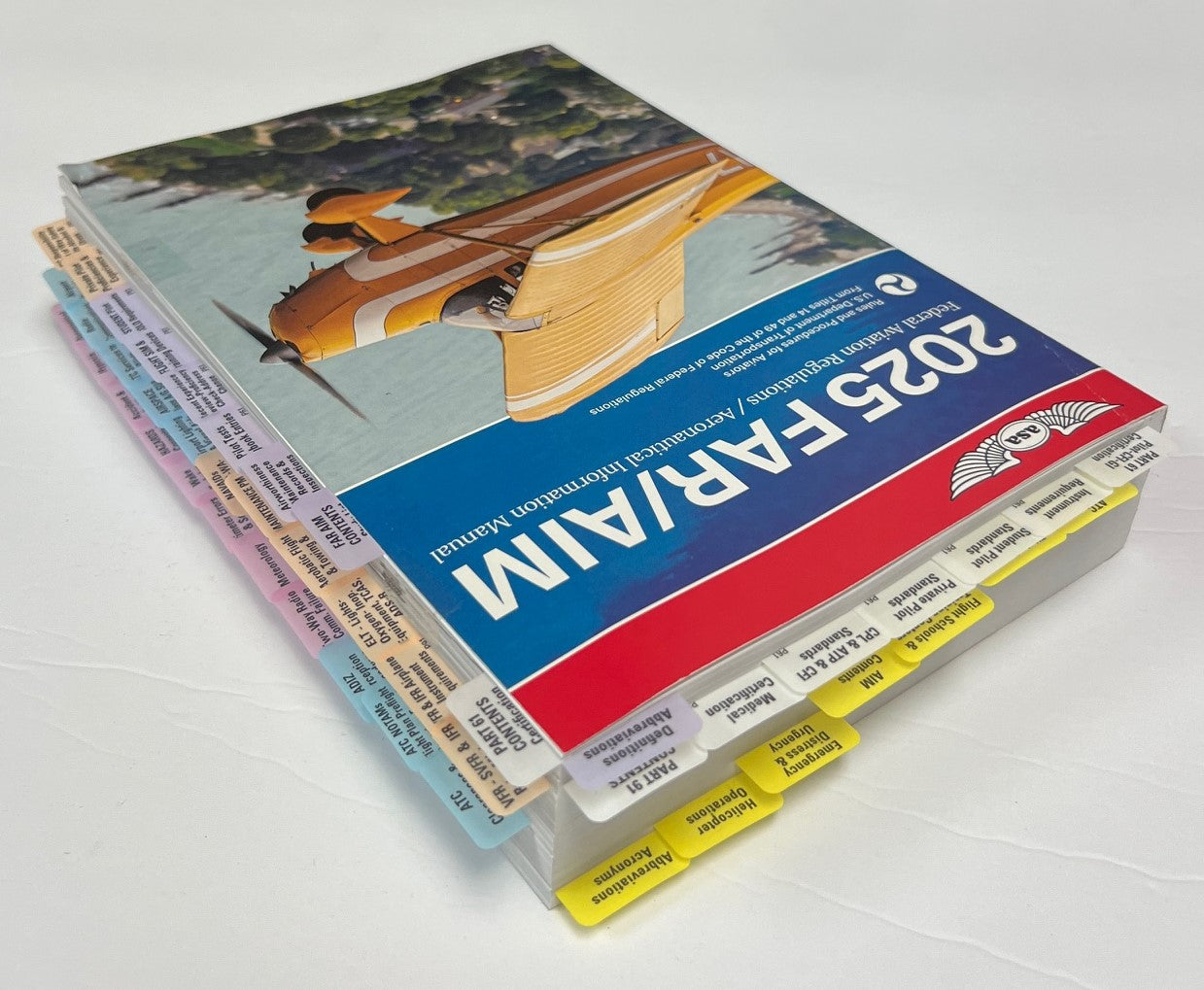 2025 ASA FAR AIM BOOK with TABs including POH TABs and Complimentary Gifts