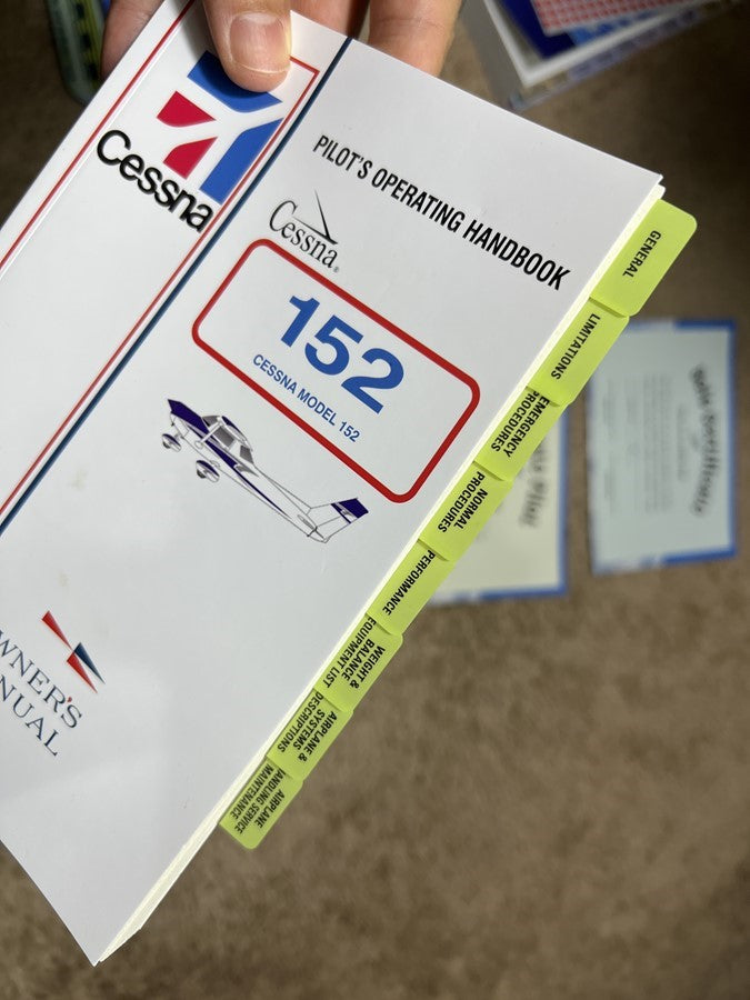 2024 Pre-Tabbed  FAR AIM Book (ASA) & POH TABs Plus Complimentary Gifts (Private Pilot Handbook and Red Dot Stickers)