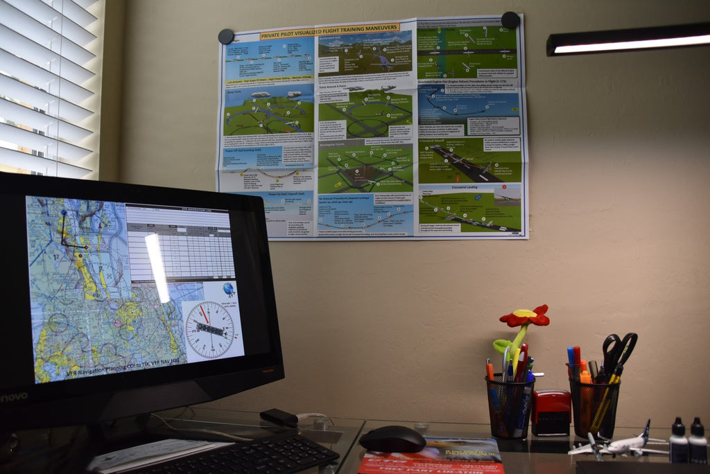 Private Pilot Visualized Flight Training Maneuvers   (Poster, Size 27 x 19 In)